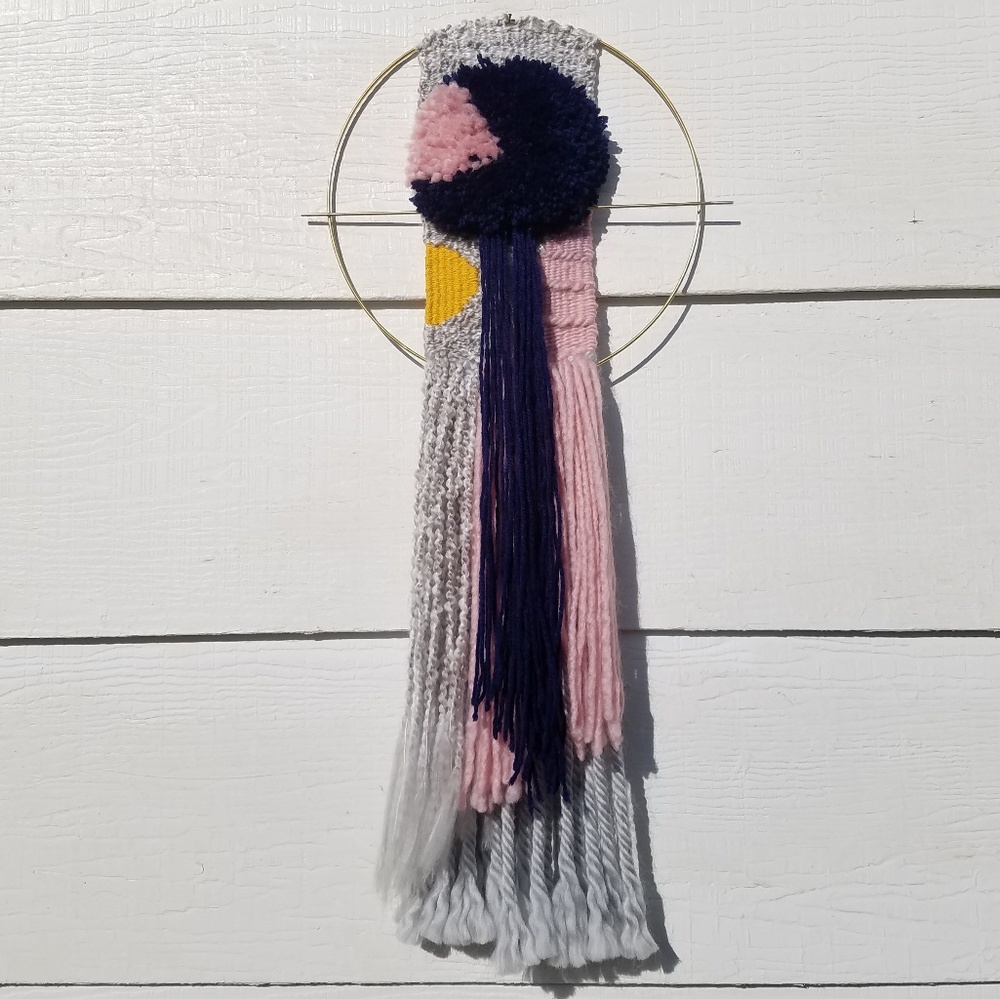 Handmade wall tapestry macrame